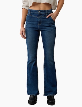 Jeans Flare American Eagle Corte Cintura Para Mujer