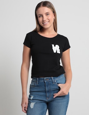 Playera Manga Corta 365 Essential Cuello Redondo Para Mujer