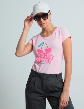 Playera Manga Corta 365 Essential Cuello Redondo Para Mujer