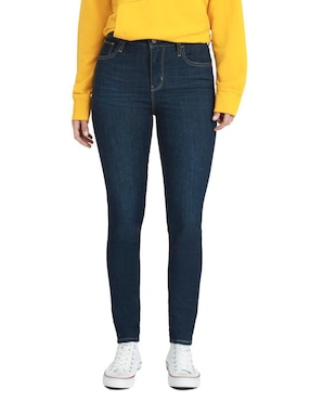 Jeans Skinny Levi's Corte Media Cintura Para Mujer