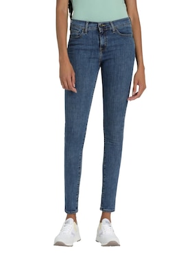 Jeans Ultra Skinny Levi's Corte Media Cintura Para Mujer