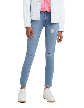 Jeans Skinny Levi's Corte Media Cintura Para Mujer