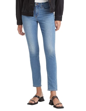 Jeans Skinny Levi's Corte Media Cintura Para Mujer