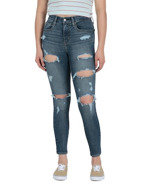 Jeans Skinny Levi's 721 Cintura Alta Para Mujer