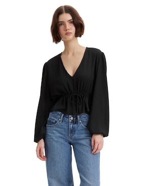 Blusa Levi's Manga Larga Para Mujer