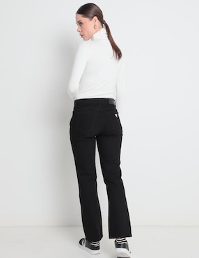 Jeans straight GUESS corte cintura alta para mujer