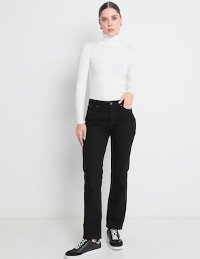 Jeans straight GUESS corte cintura alta para mujer