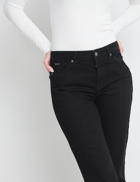 Jeans straight GUESS corte cintura alta para mujer