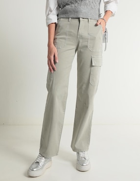 Pantalón Brownie Straight Para Mujer