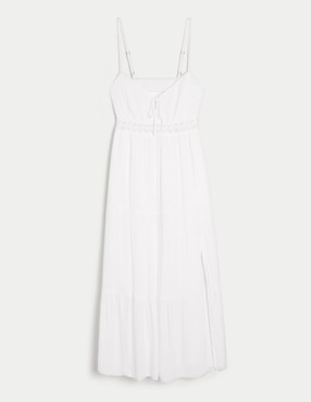 Vestido Maxi Casual Hollister Para Mujer