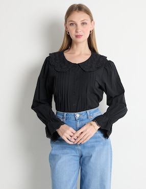 Blusa American Eagle Manga Larga Para Mujer