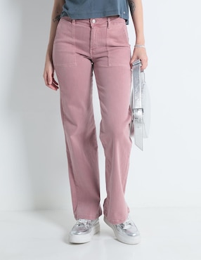 Pantalón Brownie Straight Para Mujer