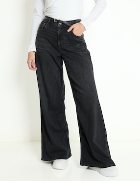 Jeans Wide Leg American Eagle Corte Cintura Para Mujer