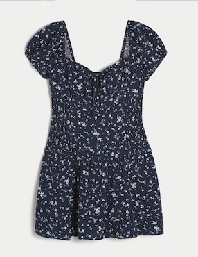 Vestido Corto Casual Hollister Para Mujer