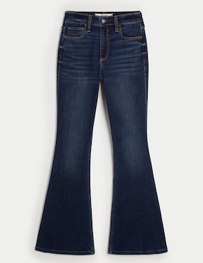 Jeans Flare Hollister Corte Cintura Para Mujer