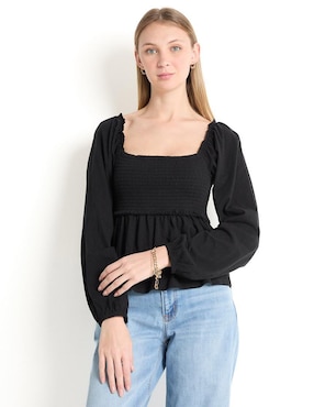 Blusa American Eagle Manga Larga Para Mujer