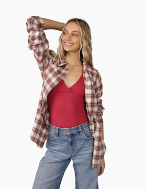 Blusa American Eagle Manga Larga Para Mujer