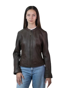 Chamarra Wrangler De Piel Para Mujer