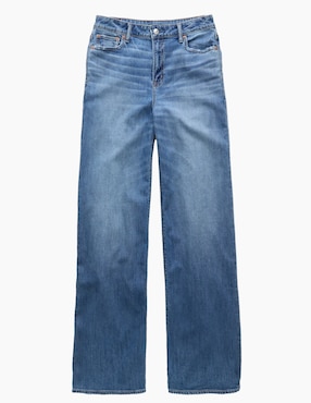 Jeans straight American Eagle corte cintura para mujer