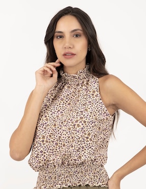 Blusa Salsa Sin Manga Para Mujer