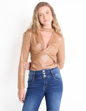 Blusa Salsa Manga Larga Para Mujer