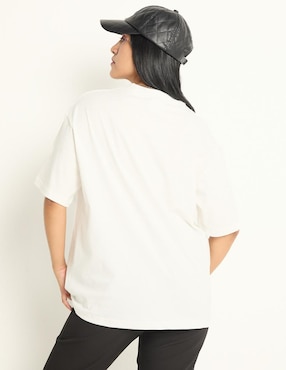 Playera manga corta Ppaayyss cuello redondo para mujer