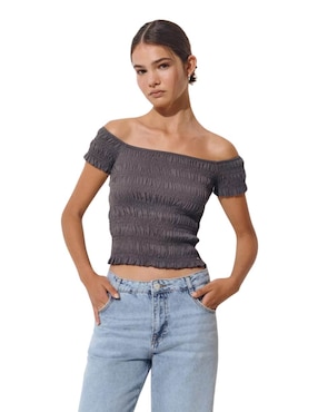 Blusa Brownie Manga Corta Para Mujer