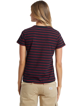 Playera manga corta Guess Jeans cuello redondo para mujer