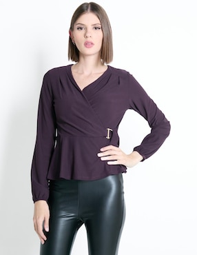 Blusa Salsa Manga Larga Para Mujer