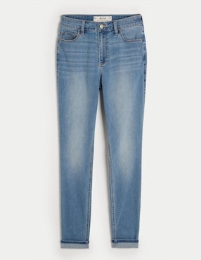 Jeans Skinny Hollister Ki355-4462-278 Corte Cintura Para Mujer