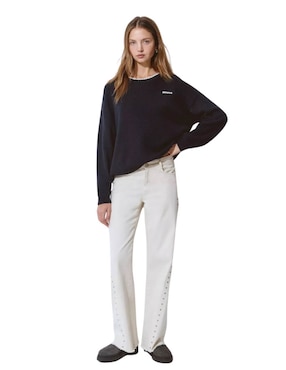 Pantalón Brownie Straight Para Mujer