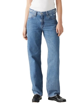 Jeans Baggy Levi's Wellthread Corte Media Cintura Para Mujer