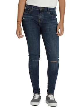 Jeans Skinny Levi's 721 Corte Cintura Alta Para Mujer