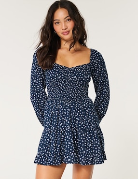 Vestido Corto Casual Hollister Para Mujer