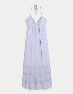 Vestido Maxi Casual Hollister Para Mujer