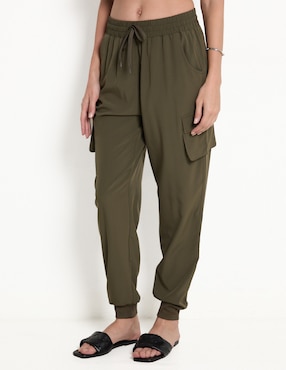 Pantalón Jogger Coffee Bean Straight Para Mujer