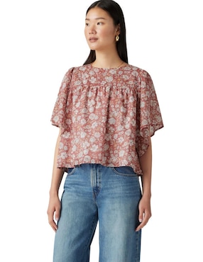 Blusa Levi's "manga" Corta "para Mujer"