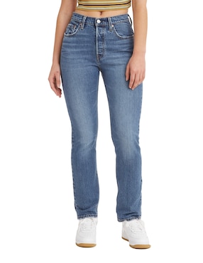 Jeans Straight Levi's 501 Corte Cintura Alta Para Mujer