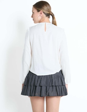 Blusa Brownie manga larga para mujer