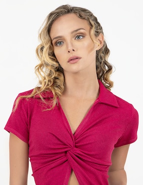 Blusa Salsa manga corta para mujer