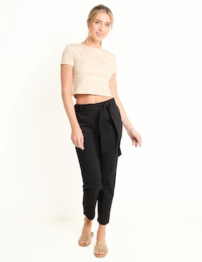 Playera manga corta That's It cuello redondo para mujer