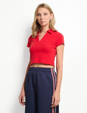 Playera tipo polo That's It para mujer