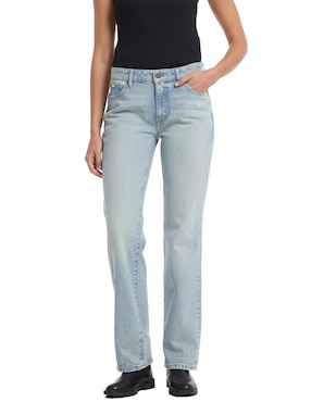 Pantalón Guess Jeans Regular Para Mujer