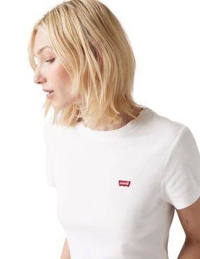 Playera manga corta Levi's cuello redondo para mujer