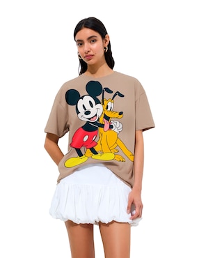 Playera Manga Corta Disney Cuello Redondo Para Mujer