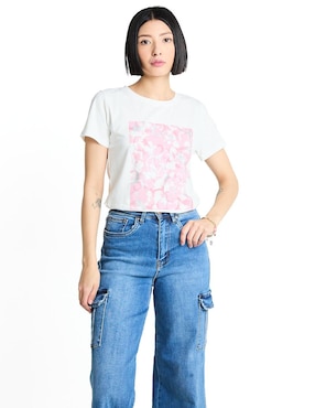 Playera Manga Corta Biography Cuello Redondo Para Mujer