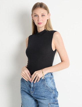 Top Sexy Jeans Cuello Alto