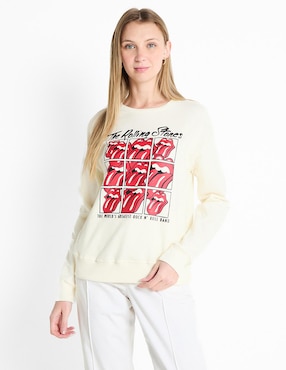 Sudadera The Rolling Stones Para Mujer