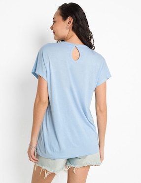 Playera manga corta Only cuello redondo para mujer