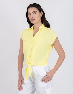 Blusa Salsa Manga Corta Para Mujer